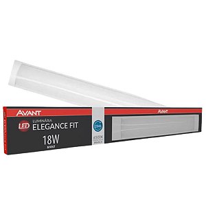 LUMINÁRIA LED ELEGANCE FIT SOBREPOR 6500K 18W AVANT 1080
