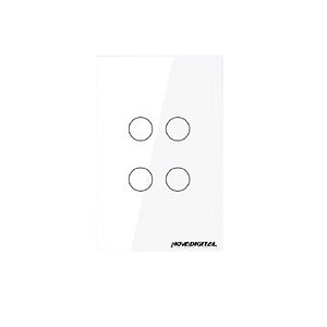 INTERRUPTOR INTELIGENTE LITE- 4 BOTOES BRANCO