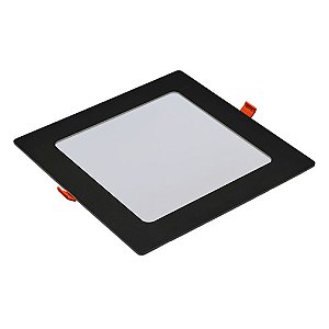PAINEL POP LED EMBUTIR 22X22 QUADRADA PR 6500K 18W AVANT BIV-1080-PS-PR