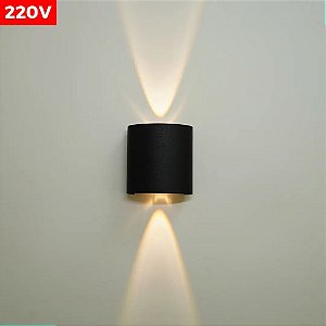 ARANDELA  DE LED 2 FOCOSX1W ABS IP 65 NE-BH-06