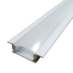 PERFIL DE EMBUTIR LINEAR 24X7 2 METROS BRANCO 6864