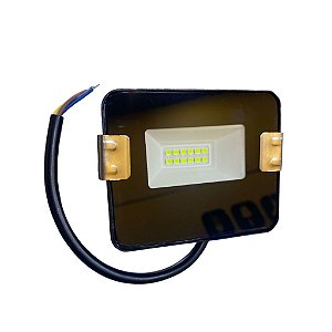 REFLETOR LUZ AMARELA BRAVOLED 10W 30348