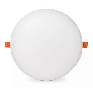 PLAFON LED SOBREPOR BORDAS INFINITA REDONDA 10W AMARELA 3000K 30079