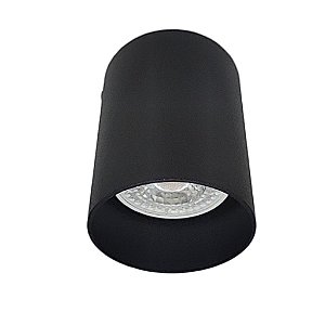 SPOT SOBREPOR MR16 REDONDO COR-PRETO PVC IP20 LUZ SOLLAR 5449