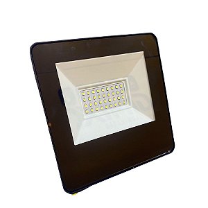 REFLETOR LED SLIM EXTERNO 30W 220V LUZ BRANCA 30355