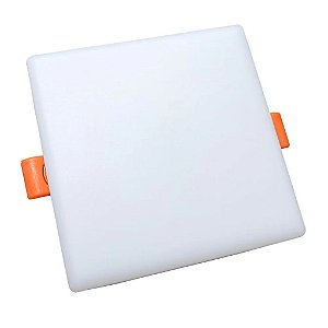 PLAFON SOBREPOR BORDAS INFINITA QUADRADA 32W AMARELA 3000K 30243