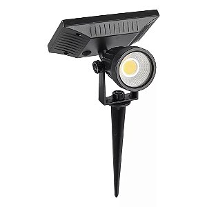 BALIZADOR LED/ESPETO EXTERNO SOLAR LUZ AMARELA ELGIN