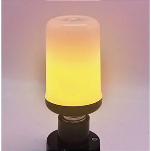 LAMP LED EFEITO FOGO 3W E27 BIVOLT PRETA 1020