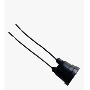 SOQUETE PARA LAMPADA E27 C/ RABICHO z1304