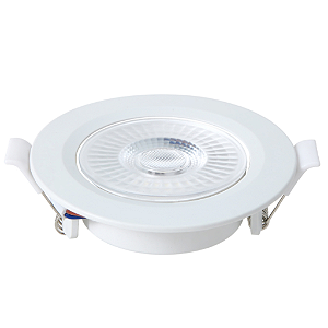 SPOT SLIM LED EMB. RED. PBT E PC BIVOLT 6W 6.500K - BRANCO