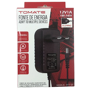 FONTE DE ALIMENTACAO 12V 1A MARCA:TOMATE MTT-121