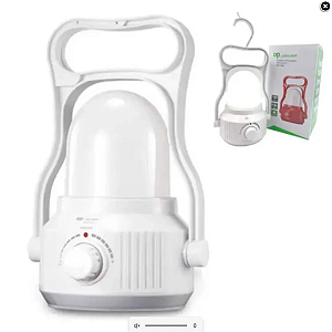 LANTERNA TIPO LAMPIAO, RECARREGAVEL DP-7401 COR:BRANCO