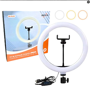LED ILUMINADOR RING LIGHT TAMANHO DE 10,2 OBERON - OR-PL10