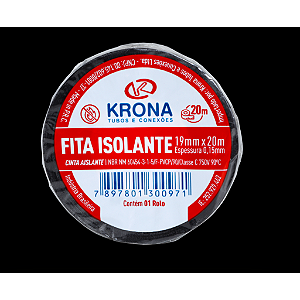 FITA ISOLANTE ANTI-CHAMA C/CELOF.19MM X 20M