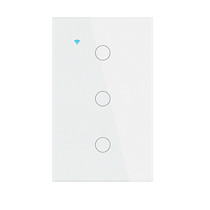 INTERRUPTOR INTELIGENTE TOUCH, BLUETOOTH - TENSAO DE ENTRADA (BIVOLT): AC 100~240V - 50/60HZ - ALPHA-100-3