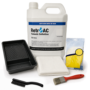 Vedante Definitivo Retro Ac - Telhados E Calhas - Kit 5l