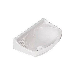 LAVATORIO PLASTICO PEQUENO METASUL BRANCO