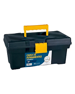Caixa Ferramentas Plastica Standard Metasul Preta - Médio - 16"