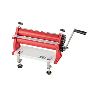 Cilindro Laminador de Massas Manual Mega Doro Vermelho 45cm c/ Prendedor Malta