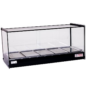 Estufa EVR Vitrine Para Salgados 5 Bandejas Titã