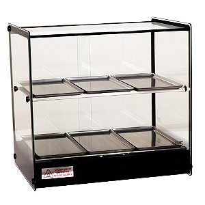 Estufa EVR Dupla Vitrine Para Salgados 6 Bandejas Titã