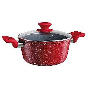 Panela Antiaderente Indução ColorStone 24 4,8L Volcano Euro