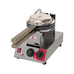 Máquina de Bubble Waffle Progás PRKB-10 G2 Elétrica Inox Escovado