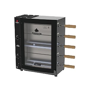 Forno Assador Rotativo Industrial Progás PRAC-05 T 5 Espetos