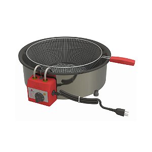 Tacho Fritador a Óleo Progás PR-14 E Mesa Inox Escovado 14L