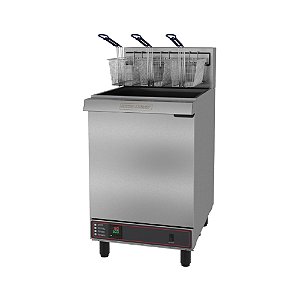 Fritadeira Industrial a Gás 45L Fog3c Premium Metalcubas Inox
