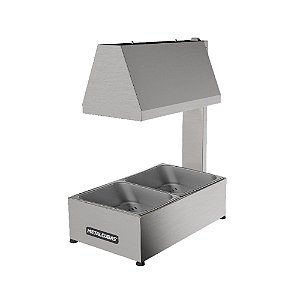 Conservador De Fritura Elétrico 2 Cubas 1 Kg MCF02 CP Metalcubas