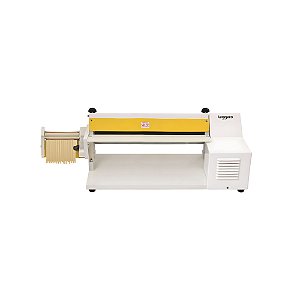 Cilindro Laminador Elétrico Bivolt 40cm Massas Pão Cortador Talharim Branco Leggero