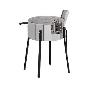 Tacho Fritador Elétrico 15L Alumínio Prateado TFRE 15 Metalcubas