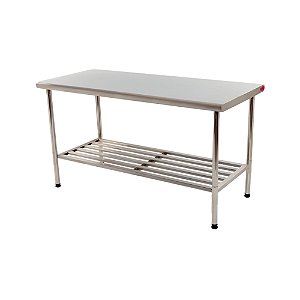 Mesa Multiuso Inox 430 1,50x0,70 Desmontável Imeca