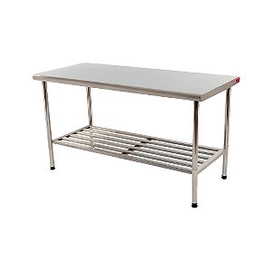 Mesa Multiuso Inox 430 1,90x0,70 Desmontável Imeca