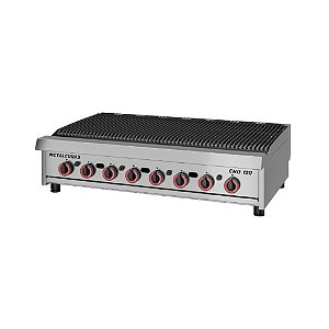Chapa Char Broiler a Gás Metalcubas CHB 120 G2 Premium Inox