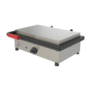 Chapa Grill Elétrica PR-500 E Style 2,0 mm Inox Escovado com Prensa Pão Progás
