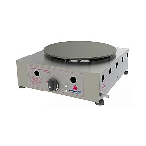 Chapa para Crepe Francês a Gás Inox Redonda PRKF-101 G Progás