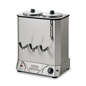 Cafeteira Elétrica Profissional Industrial Inox 12 Litros 2 Reservatórios Marchesoni