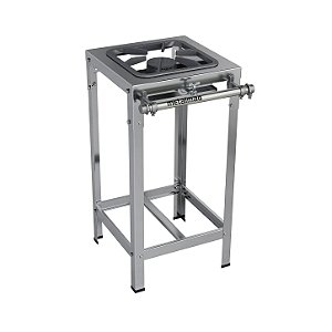 Fogão Industrial a Gás Baixa Pressão 1 Boca 30x30 M1 Stori Top Metalmaq