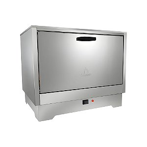 Estufa Aquecedor de Alimentos Elétrica 27 Marmitas Inox Metalmaq