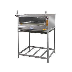 Forno Guilhotina a Gás Industrial 95×95 1 Câmara de 25cm Metalmaq