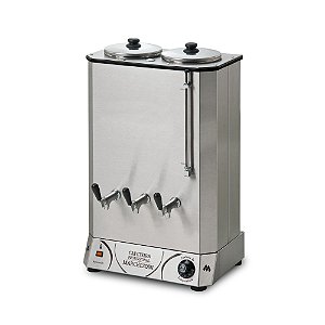 Cafeteira Elétrica Profissional Industrial Inox 20 Litros 2 Reservatórios Marchesoni