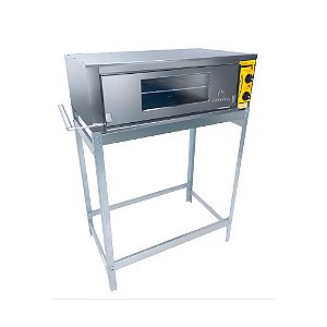 Forno Elétrico Industrial 70x50 1 Câmara com Pedra Refratária Metalmaq