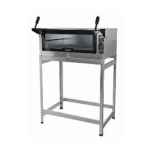 Forno Guilhotina Elétrico Industrial 80x60 1 Câmara com Pedra Refratária Metalmaq
