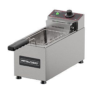Fritadeira Elétrica Industrial FE 1 C 3 Litros 2200W Inox Metalcubas
