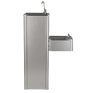 Bebedouro Puripress-40c Purificador Filtro Refrigerador Inox IBBL