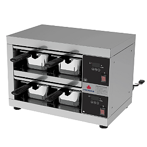 Conservador de Proteínas Industrial PRCPROT-04 Cubas Encosto Inox 800W Progás