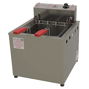 Fritadeira Água E Óleo Industrial Elétrica PR100E 18 Litros Progás