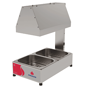 Conservador de Frituras Elétrico PRCF20 Inox 2 Cubas 500W Progás
